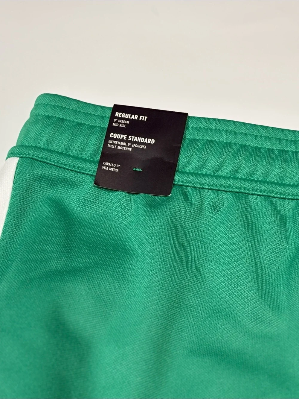 adidas originals Green Men’s 2XL Athletic Shorts with White Side Stripes